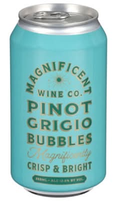 The Magnificent Wine Company Pinot Grigio Bubbles Wine (12 fl oz)