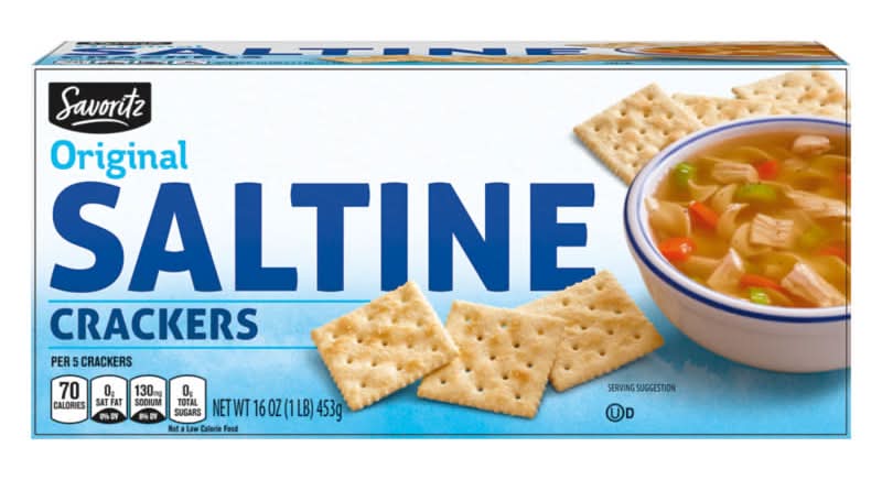 Savoritz Original Flavored Crackers, Saltine (16 oz)