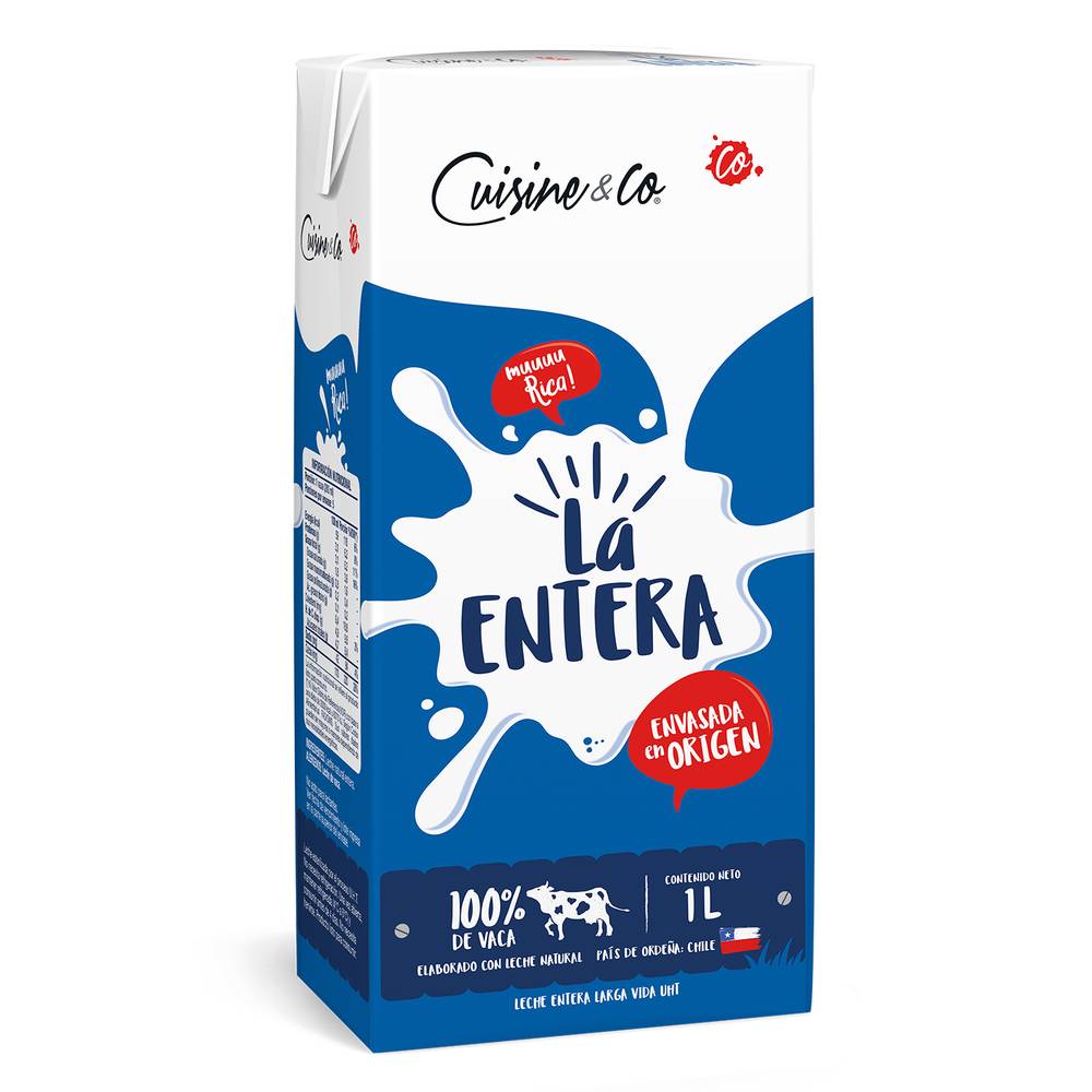 Cuisine & Co leche entera (1 l)