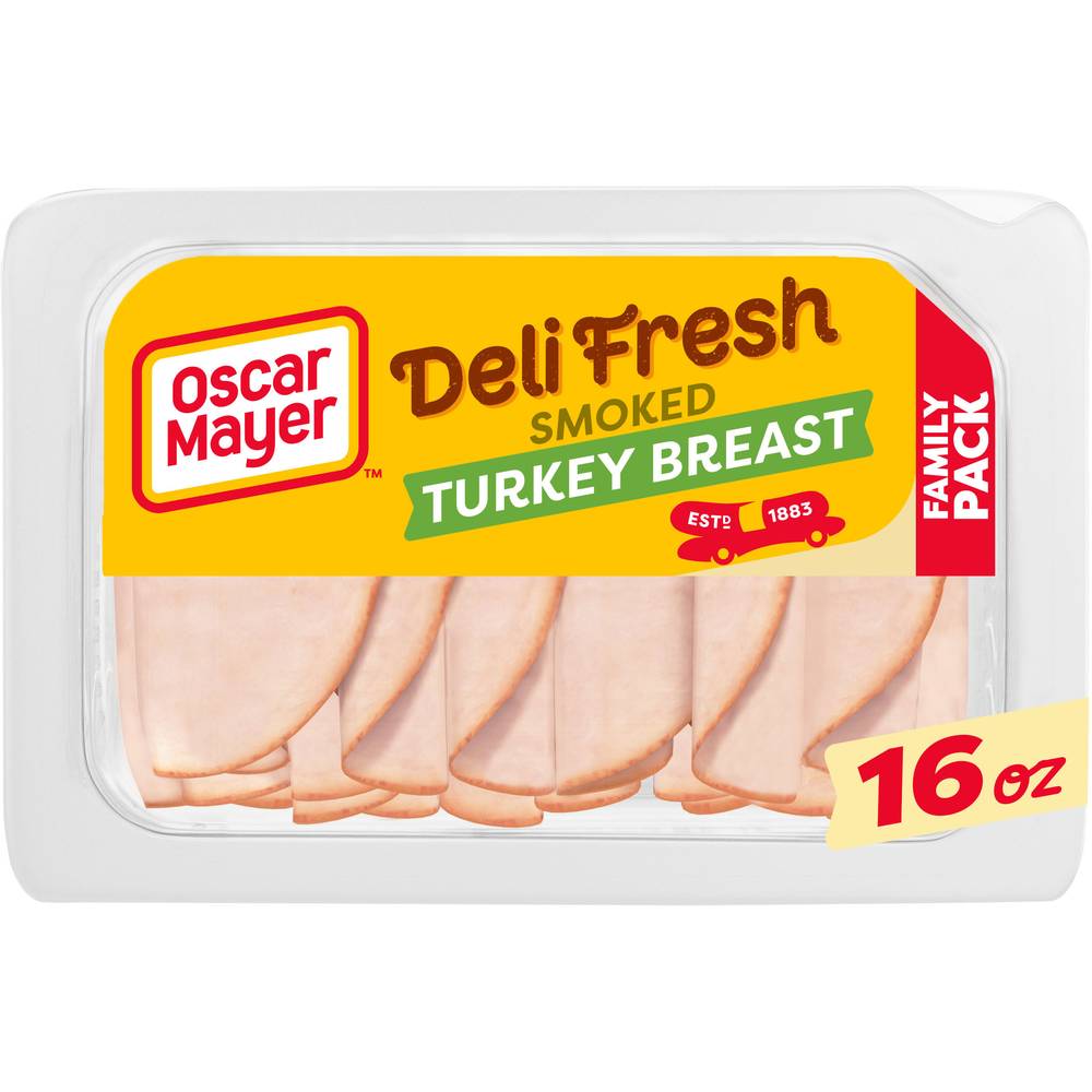 Oscar Mayer Deli Fresh Smoked Sliced Turkey Breast