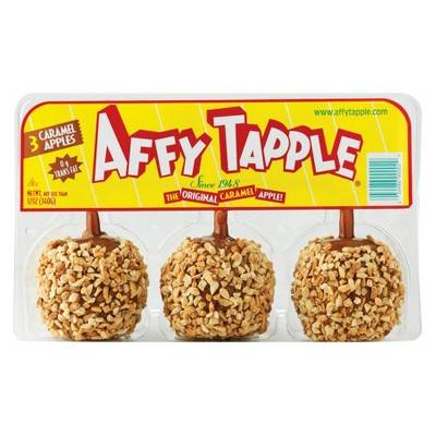 Affy Tapple Peanut Caramel Apples - 12oz/3pk