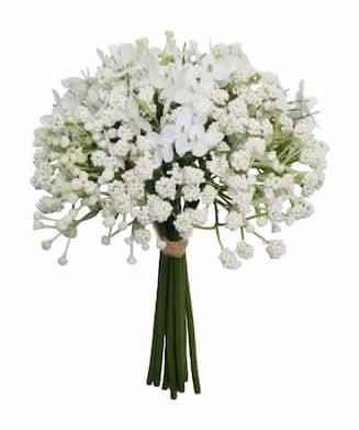 Ashland Babys Breath Bundle, 8X10 in, White