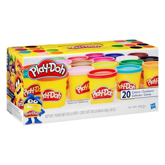 Play-Doh 2+ Modeling Compound Super Color pack (20 ct)