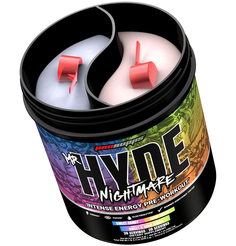 Mr. Hyde Nightmare Dual Tub - Intense Energy Pre-Workout - Sweet