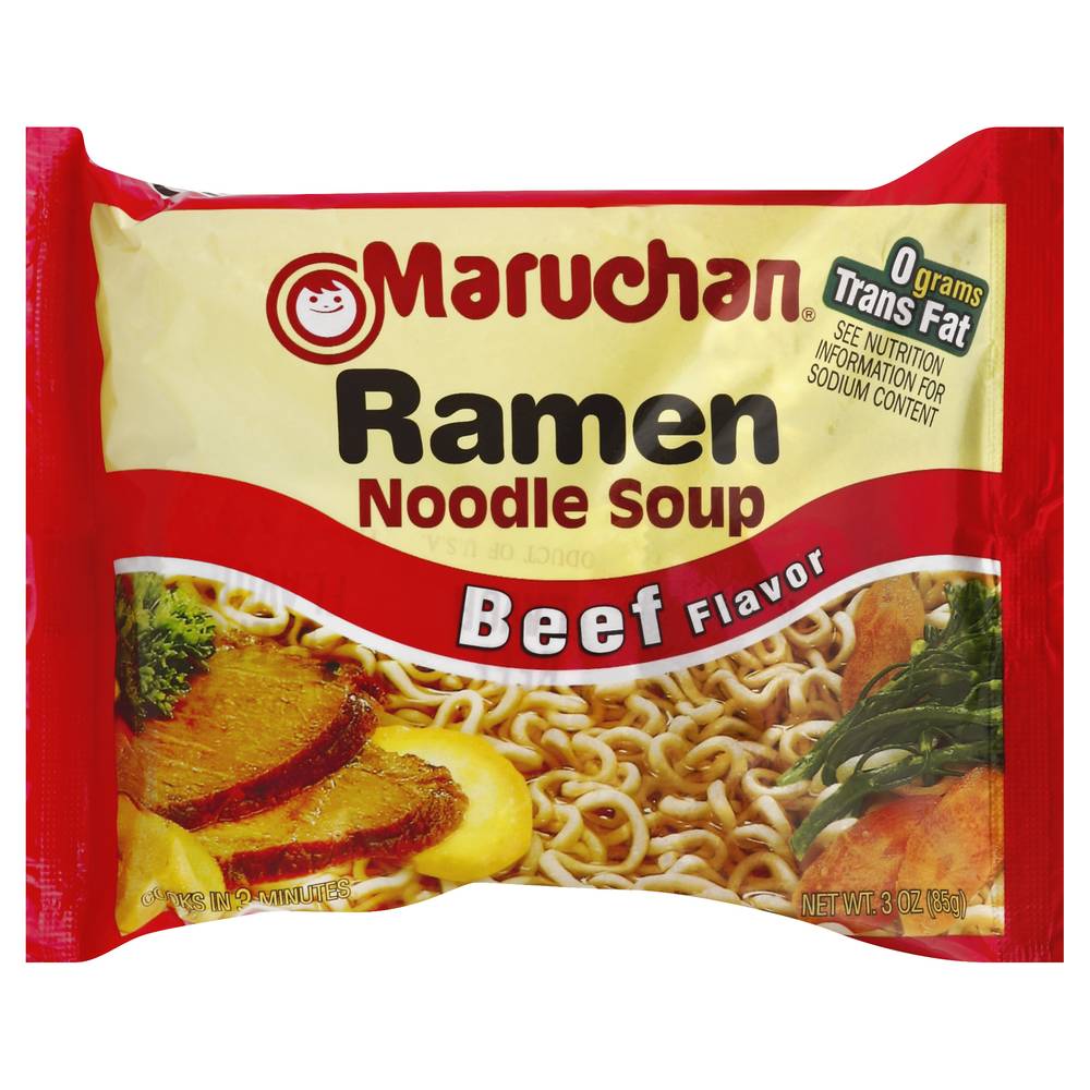 Maruchan Beef Flavor Ramen Noodle Soup