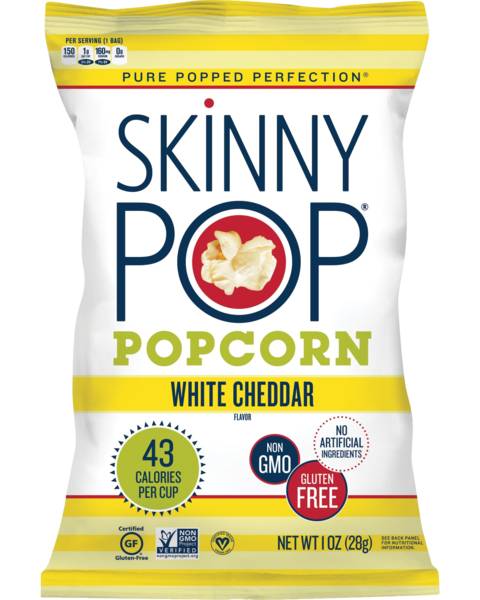 Skinny Pop White Cheddar Popcorn 1oz
