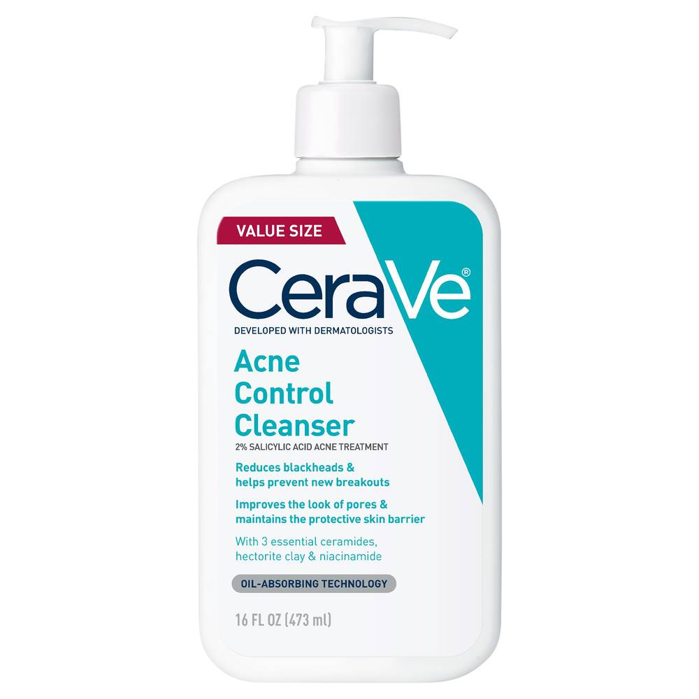 CeraVe Acne Control Cleanser Acne Treatment (16 fl oz)