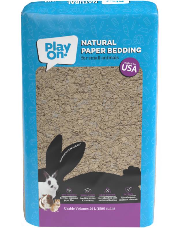 Play On Natural Paper Bedding For Small Animal, 51 L