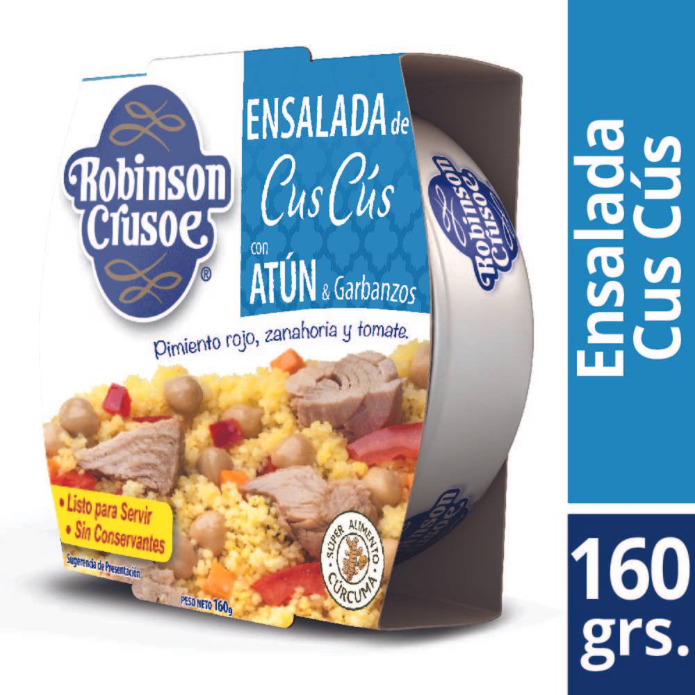 Robinson Crusoe · Ensalada de atún cus cús (160 g)