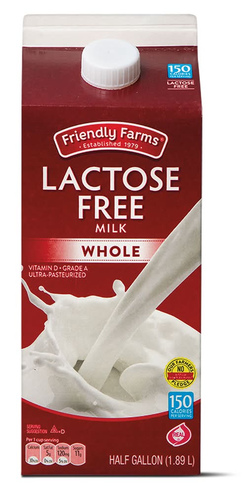 Friendly Farms Lactose Free Whole Milk