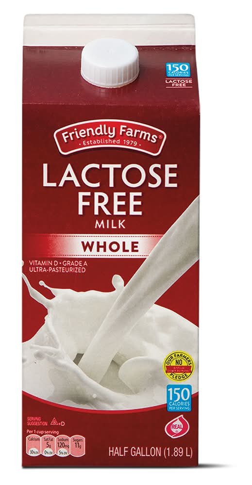 Friendly Farms Lactose Free Whole Milk