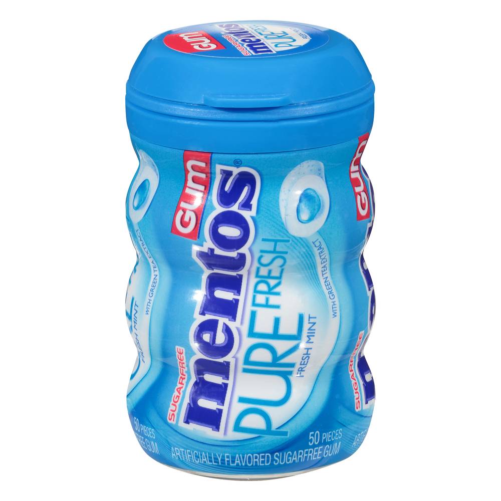 Mentos Sugarfree Pure Fresh Gum (50 ct) (mint)