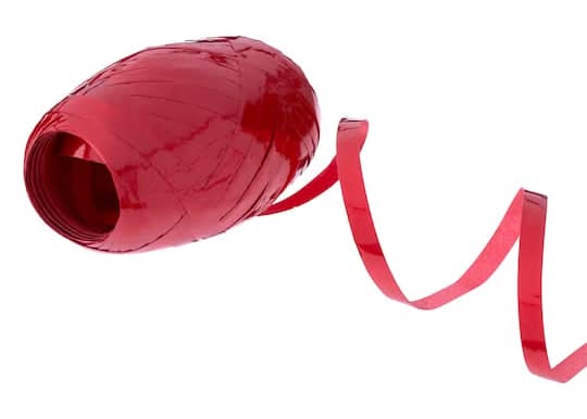 Celebrate It Lacquered Curling Ribbon, 66 ft, Red