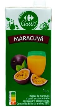 Néctar de maracuya Carrefour Classic brik 1 l.
