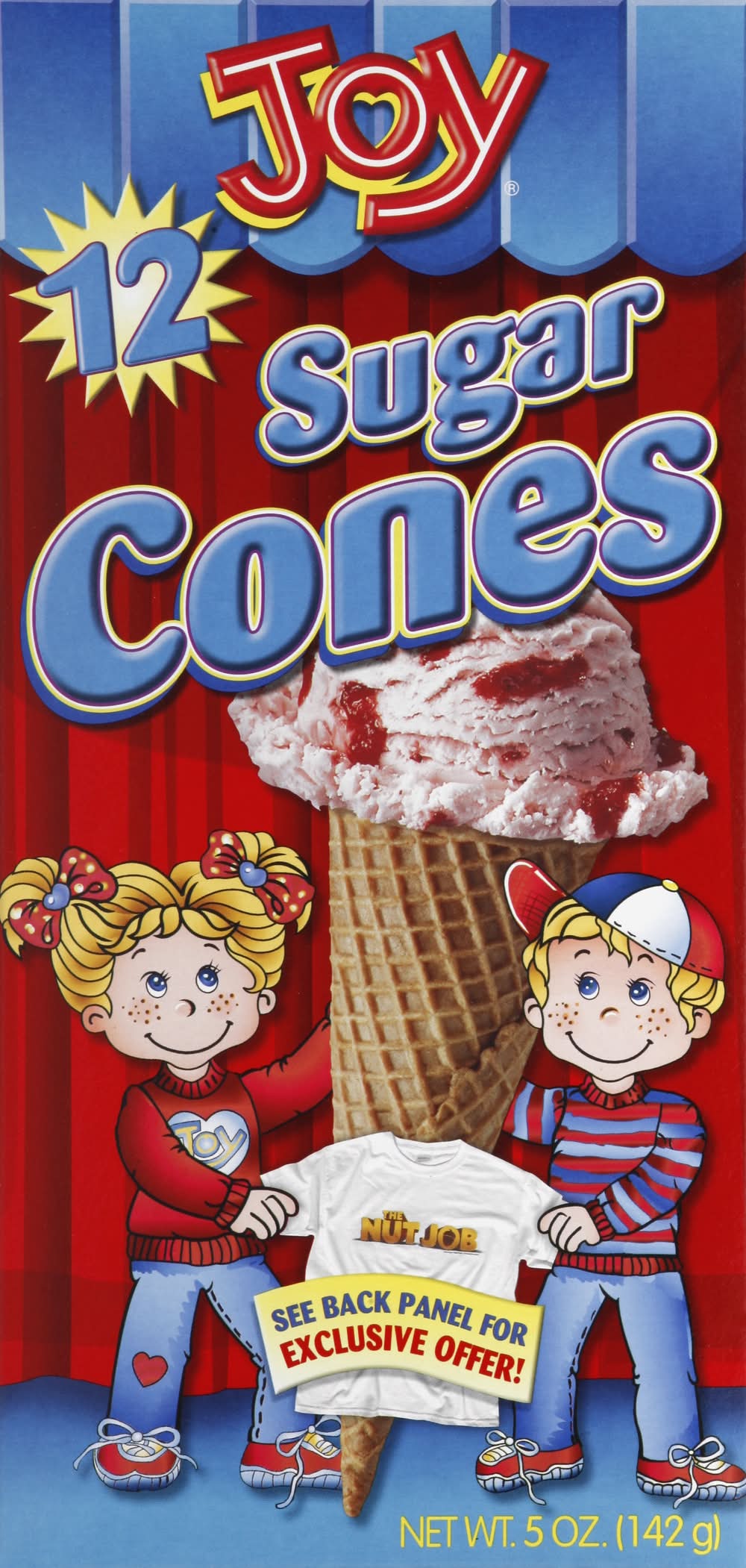 Joy Sugar Cones (5 oz, 12 ct)