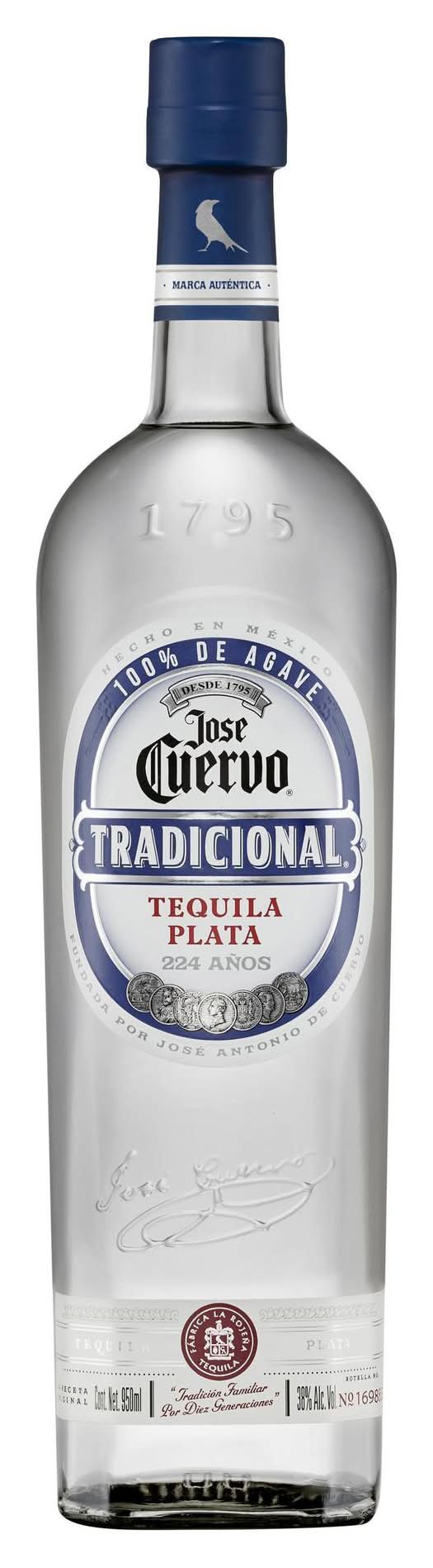 Jose Cuervo · Tequila plata tradicional (950 ml)