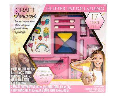 Creative Kids Glitter Tattoo Studio Kit