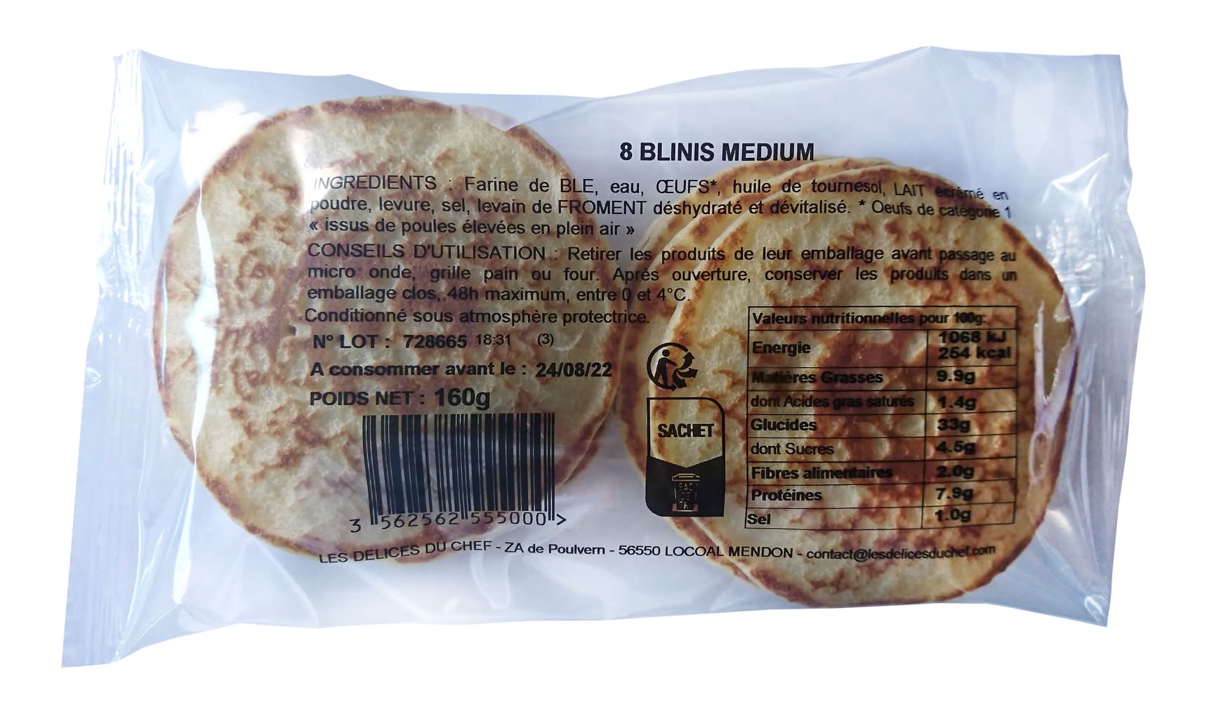 Les Délices du Chef - Blinis moyens (8)