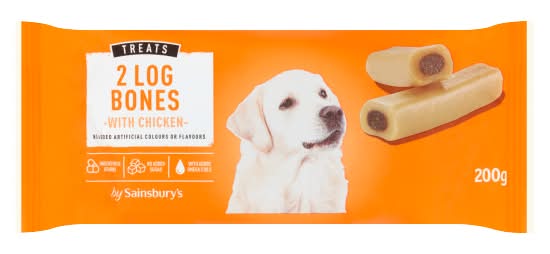 Sainsbury's Log Bones Dog Treats (2 pack)