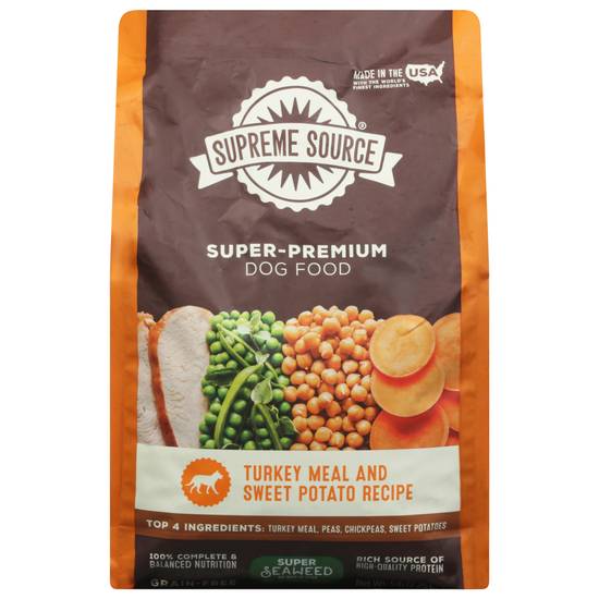 Supreme Source Super-Premium Turkey Meal and Sweet Potato Recipe Dog Food