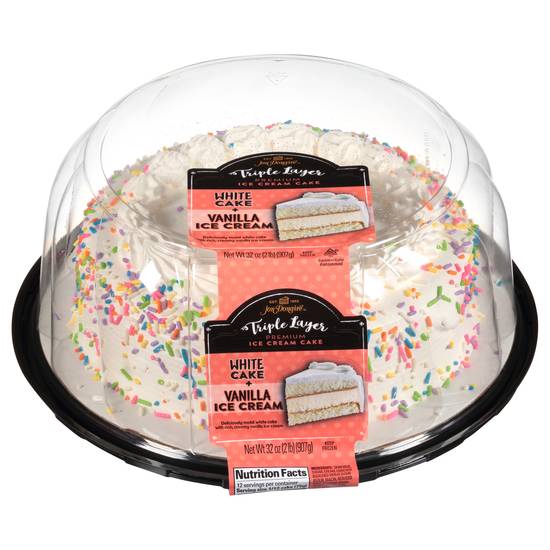 Jon Donaire Premium Ice Cream Cake Clamshell (vanilla)
