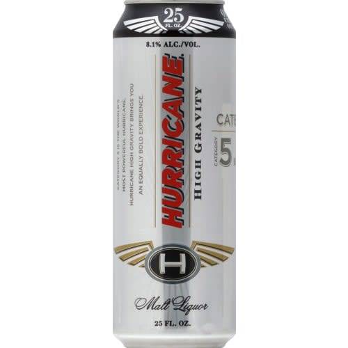 Hurricane · High Gravity Missouri Malt Liquor (25 fl oz)