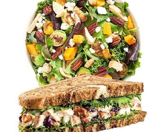 Salad and Sandwich