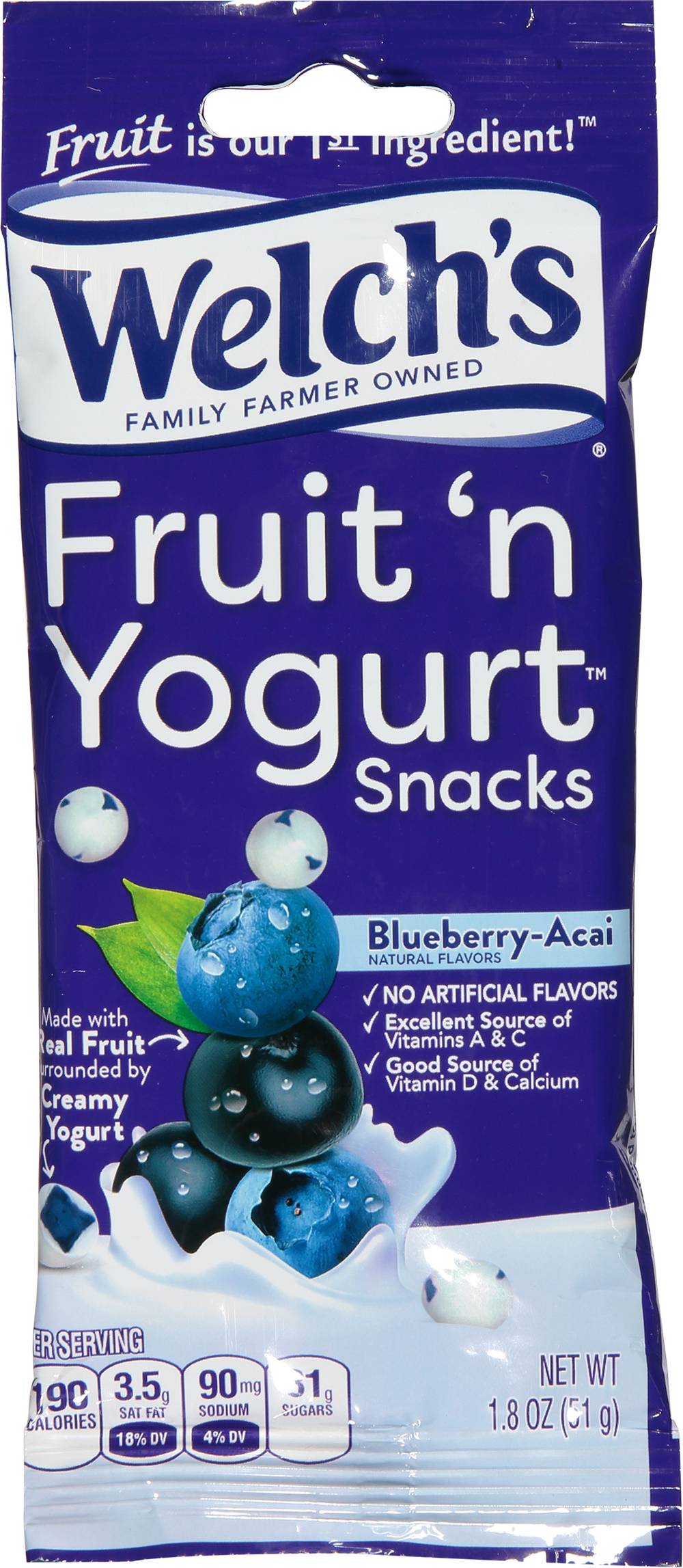 Welch's Blueberry-Acai Fruit ’N Yogurt Snacks