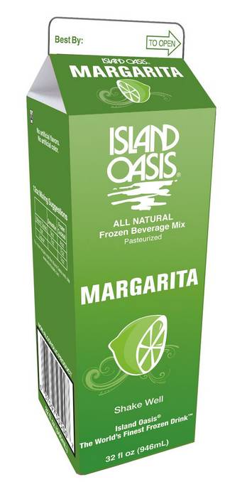 Frozen Island Oasis - Margarita Smoothie Mix- 12/1 Qt (12 Units per Case)