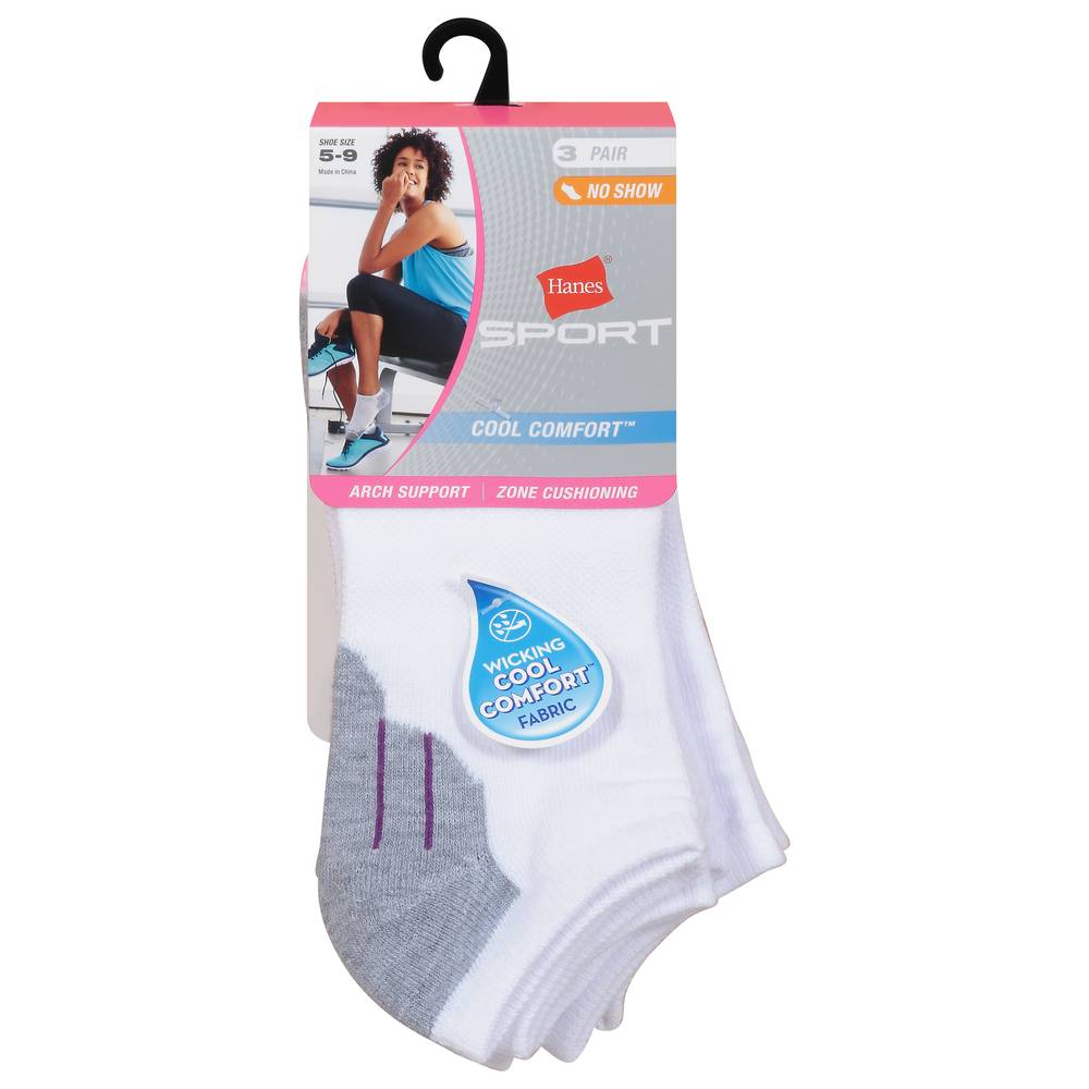 Hanes Sport Cool Comfort Arch Support Socks