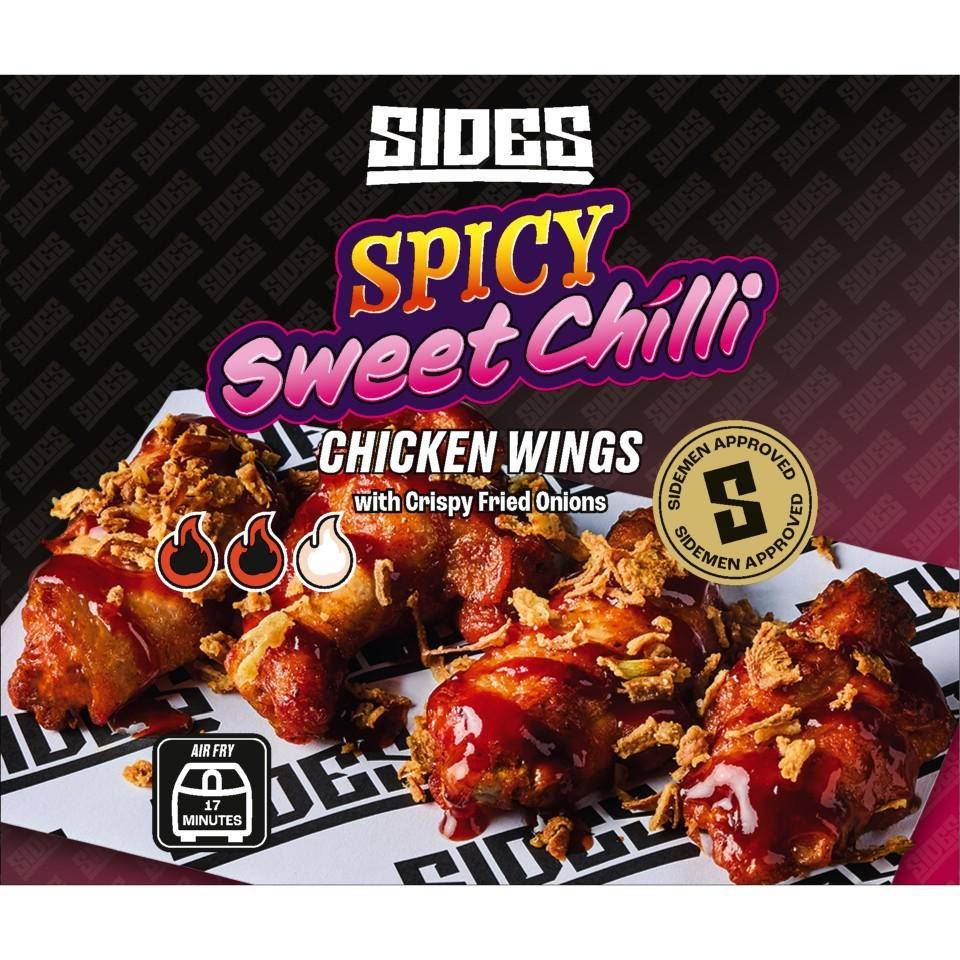 Iceland Sides Spicy Sweet Chilli Chicken Wings (425g)