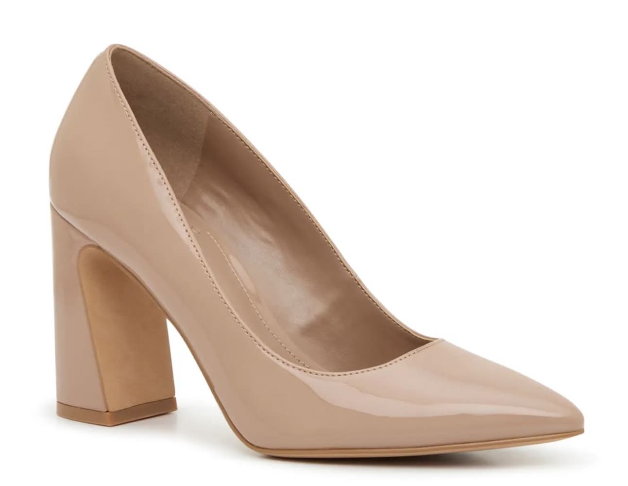 Vince Camuto Ableen Pump (Chai Latte Patent Medium - 7)