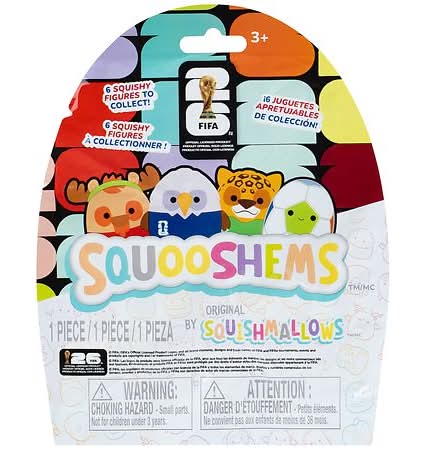 Squishmallows Squooshems FIFA Assortment Series 1 2.5 inch - 1.0 EA
