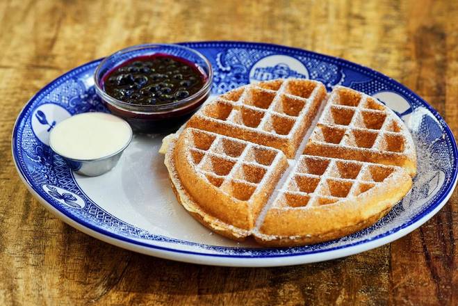 Maine Blueberry Compote Waffle