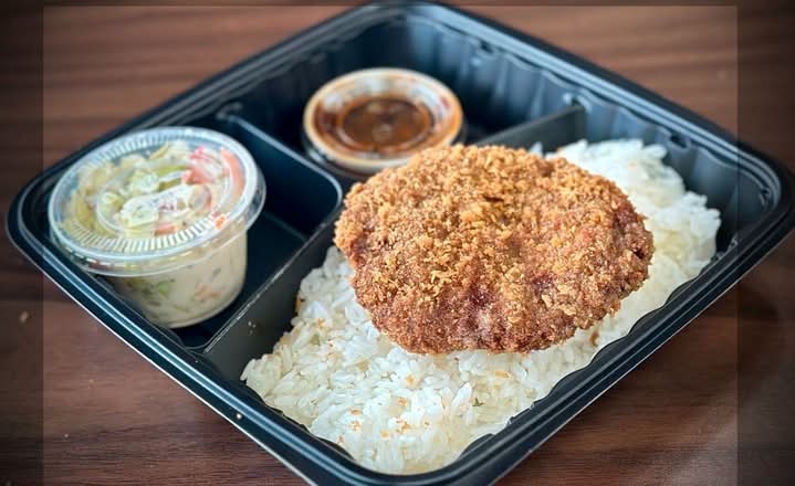 Beef Menchi Katsu Bento