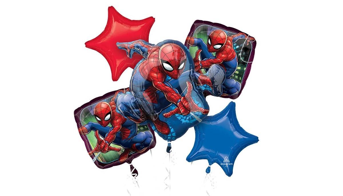 Spiderman Balloon Bouquet