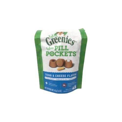 Greenies Tuna & Cheese Flavor Feline Pill Pockets (1.6 oz)