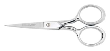 Fiskars Forged Embroidery Scissors, 4 in, Silver