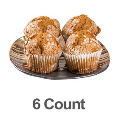 IN-STORE BAKERY MUFFINS PUMPKIN 6CT