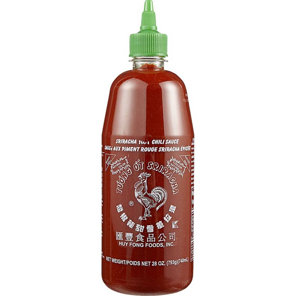 Huy fong sauce au piment rouges sriracha épicée (740 ml) - sriracha sauce (740 ml)