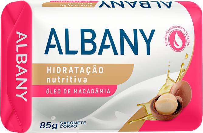 Albany Sabonete hidratante óleo de macadâmia e aveia