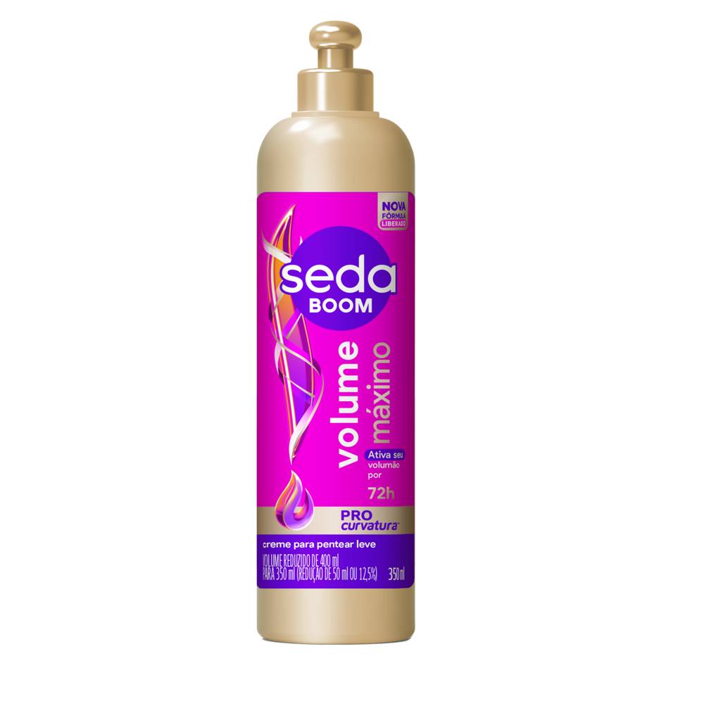 Seda creme para pentear boom volume máximo pro curvatura (350ml)