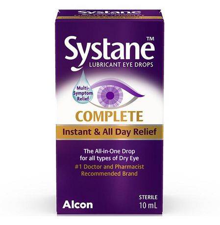 Systane Complete Instant & All Day Relief Lubricant Eye Drops (10 ml)