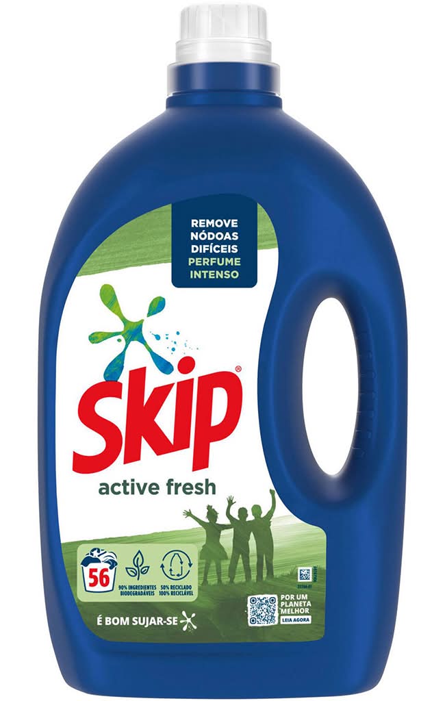 Skip - Detergente Máquina Roupa LÃquido Active Fresh, 56 doses