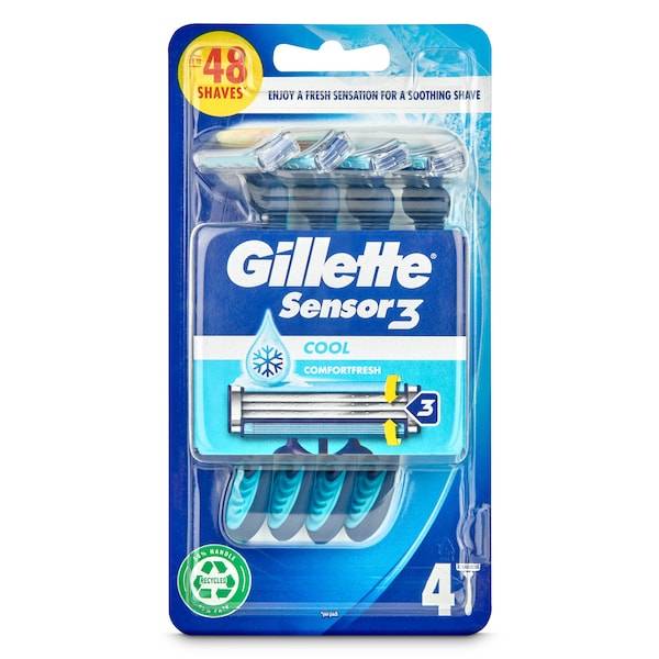 Maquinilla de Afeitar desechable Gillette Blister (4 unidades)