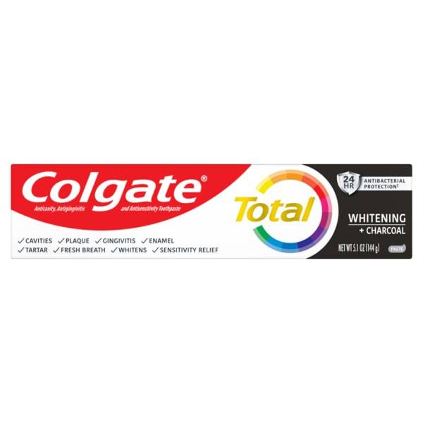 Colgate Total Whitening Charcoal Toothpaste, 5.1 oz