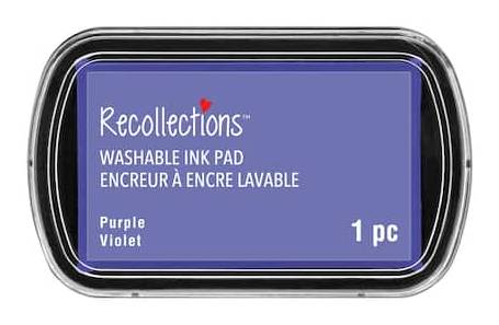 Recollections Washable Ink Pad, 2 in x 3 in, Purple