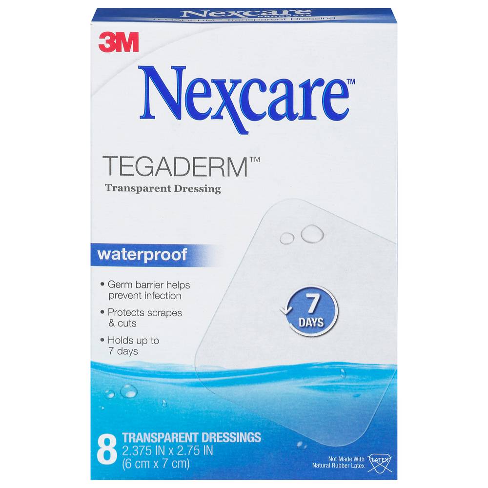 Nexcare Tegaderm Waterproof Transparent Dressings (0.64 oz)