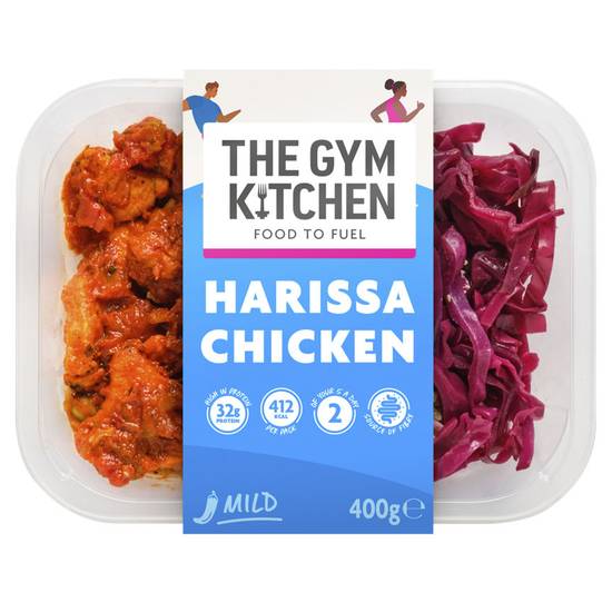 The Gym Kitchen Harissa Chicken Ready Meal 400g