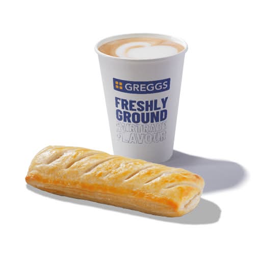 Savoury Roll and Hot Drink Meal Deal